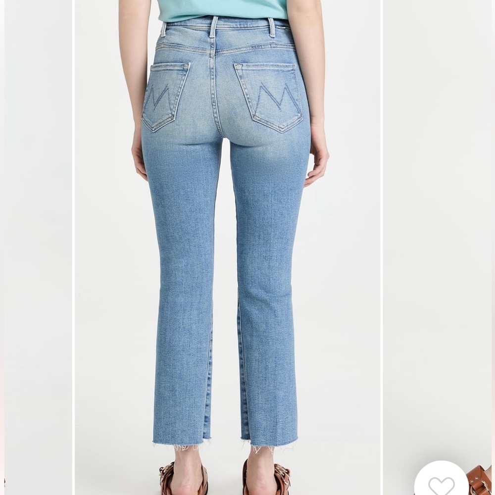 MOTHER The Hustler ankle fray jean in “au revoir”, size 23